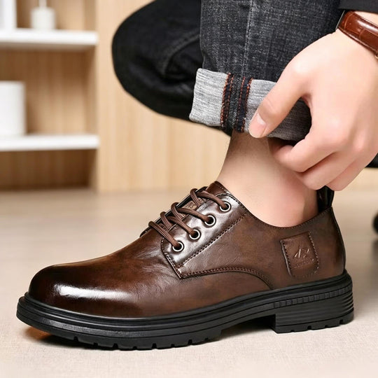 Herren Elegante Leder Schnürschuhe Nord Taschen