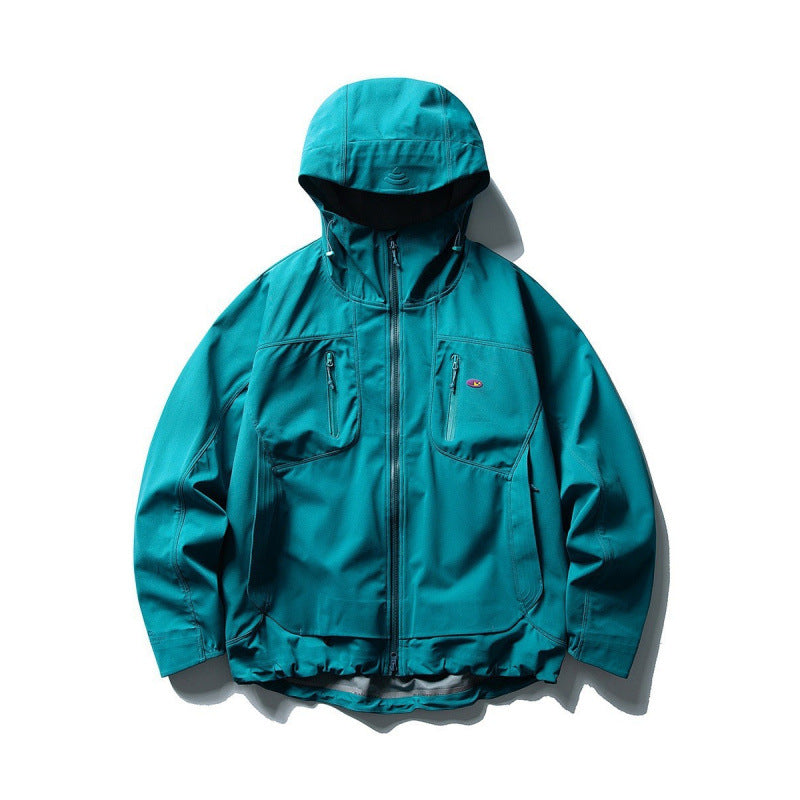Unisex Technische Softshell-Fieldjacke mit verschweißten Nähten, vier Reißverschlusstaschen und verlängerter Rückenpartie Nord Taschen