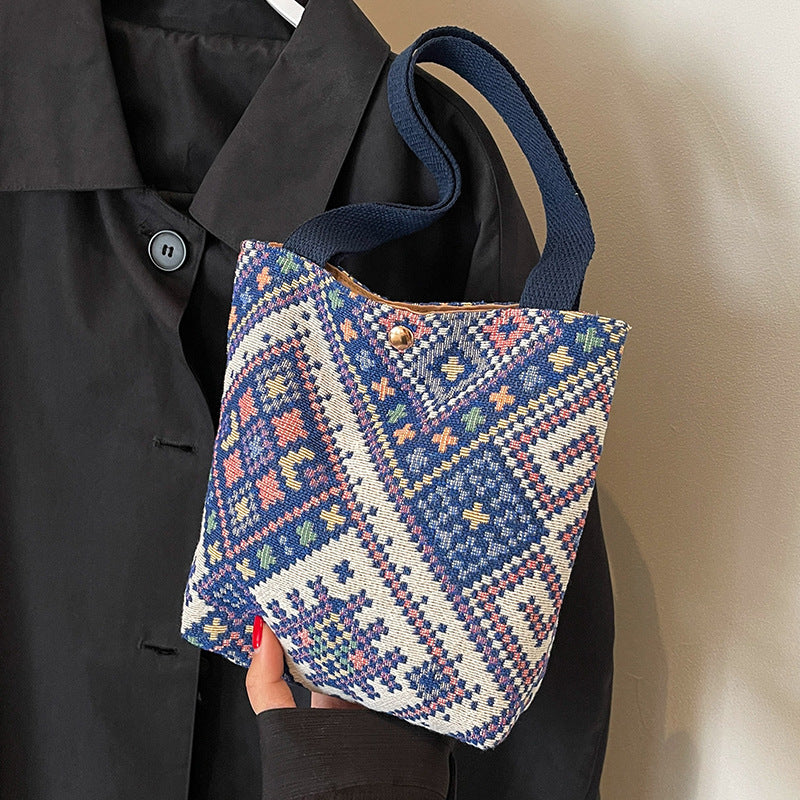 Damen Vintage-inspirierte Stofftasche Nord Taschen