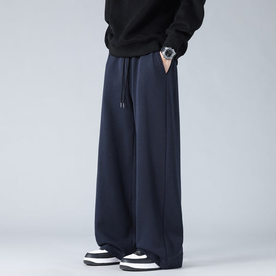 Herren Weite Oversize-Baggy-Loungehose mit Tunnelzugbund und fließender Jersey‑Qualität Nord Taschen