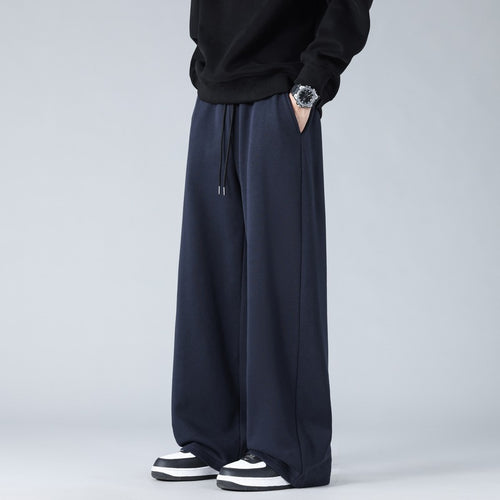 Herren Weite Oversize-Baggy-Loungehose mit Tunnelzugbund und fließender Jersey‑Qualität Nord Taschen