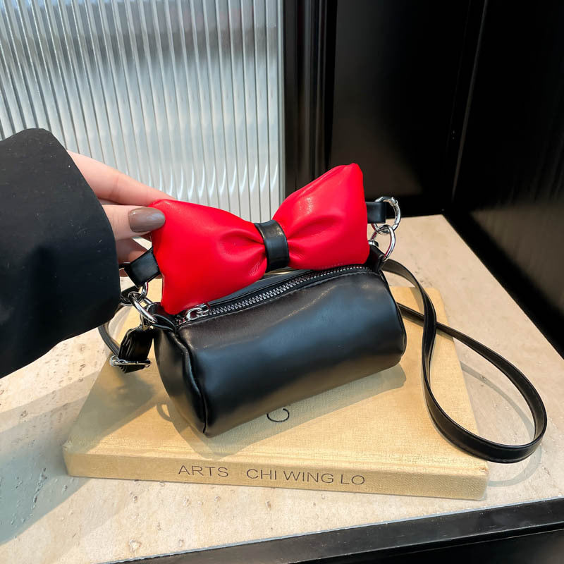 Damen verspielte Umhängetasche mit Schleifenakzent Nord Taschen