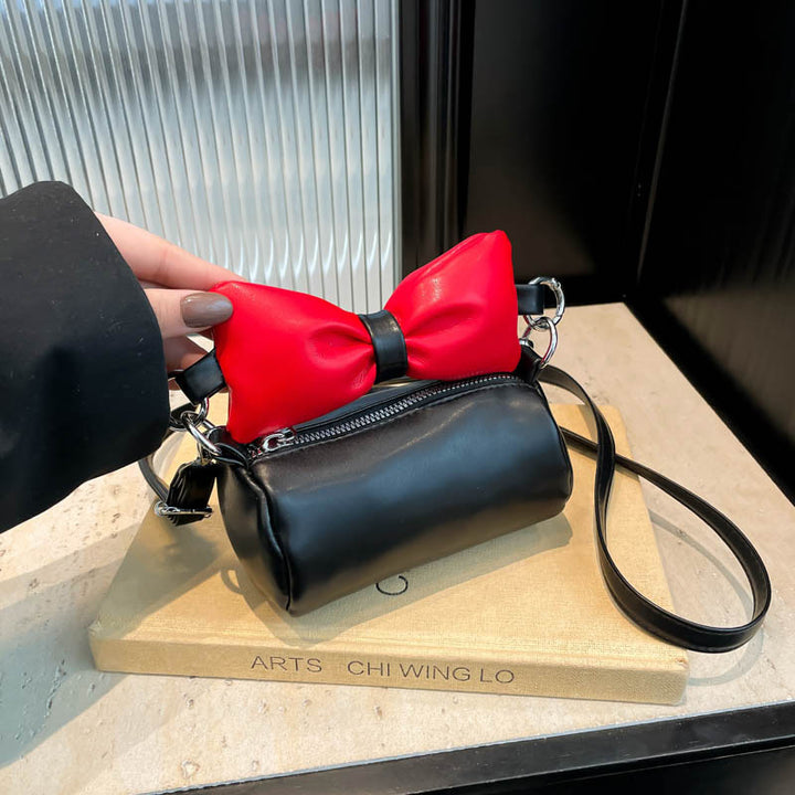 Damen verspielte Umhängetasche mit Schleifenakzent Nord Taschen