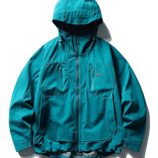 Unisex Technische Softshell-Fieldjacke mit verschweißten Nähten, vier Reißverschlusstaschen und verlängerter Rückenpartie Nord Taschen