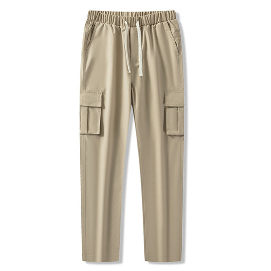 Herren Technische Cargo-Hose mit Tunnelzugbund, verstärkten Knien & verstellbarem Beinabschluss Nord Taschen