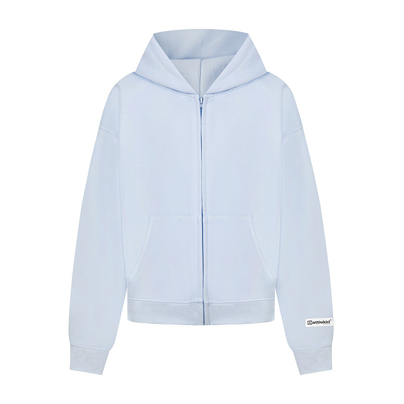 Damen Kapuzen‑Sweatjacke mit durchgehendem Reißverschluss, Kängurutasche und relaxed Fit Nord Taschen
