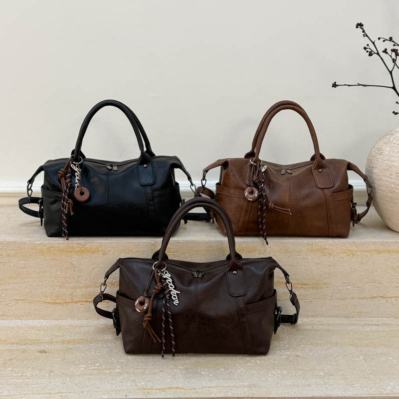 Damen modische Handtasche mit praktischen Außentaschen Nord Taschen