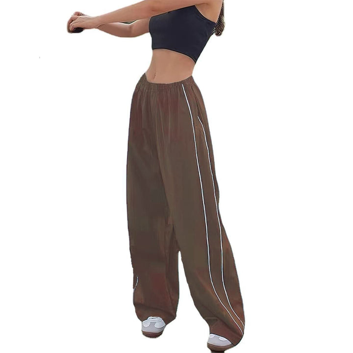 Damen Sportliche High-Waist Freizehhosen