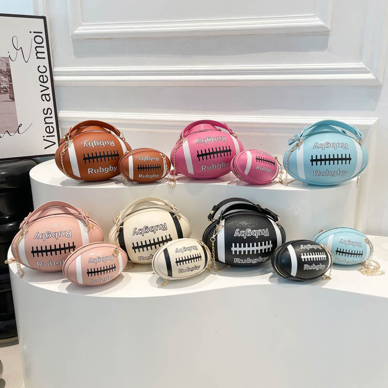 Damen kreative Handtasche im Rugby-Design Nord Taschen