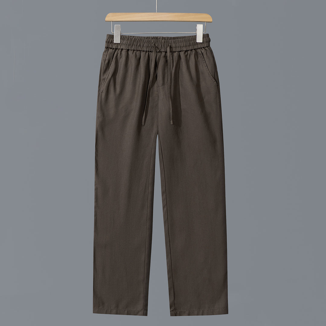Herren Lässige Baumwoll-Chino mit elastischem Bund und Kordelzug Nord Taschen