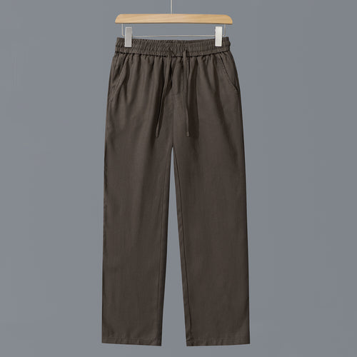 Herren Lässige Baumwoll-Chino mit elastischem Bund und Kordelzug Nord Taschen