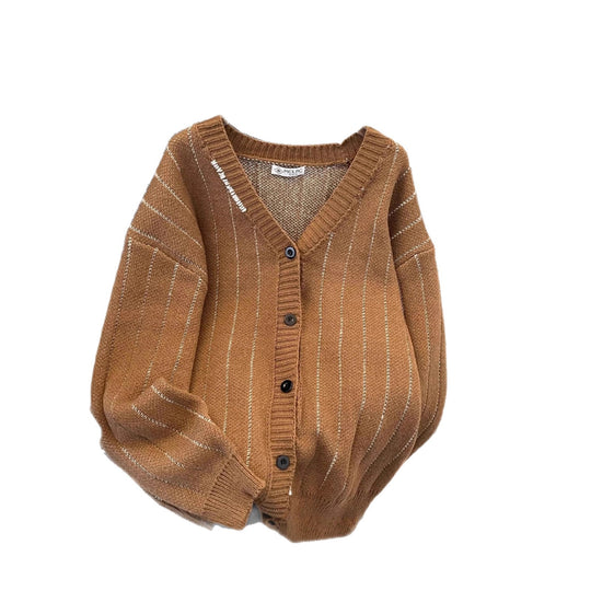 Damen Strickjacke mit V-Ausschnitt und Knöpfen Nord Taschen