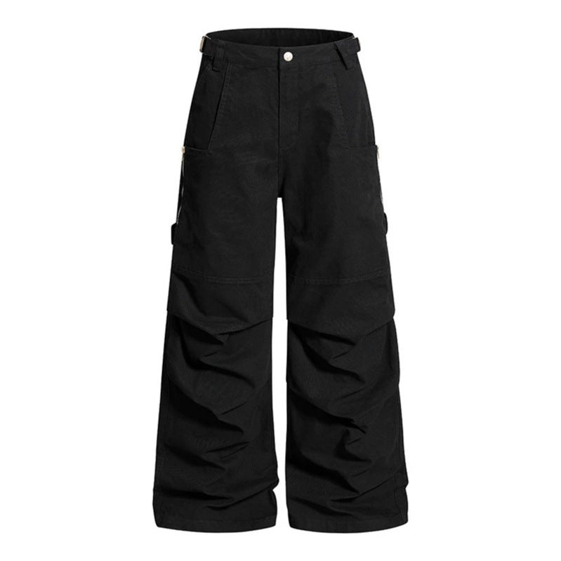 Damen Weite Cargo-Hose mit verstärkten Kniepartien und Multifunktions-Taschen Nord Taschen