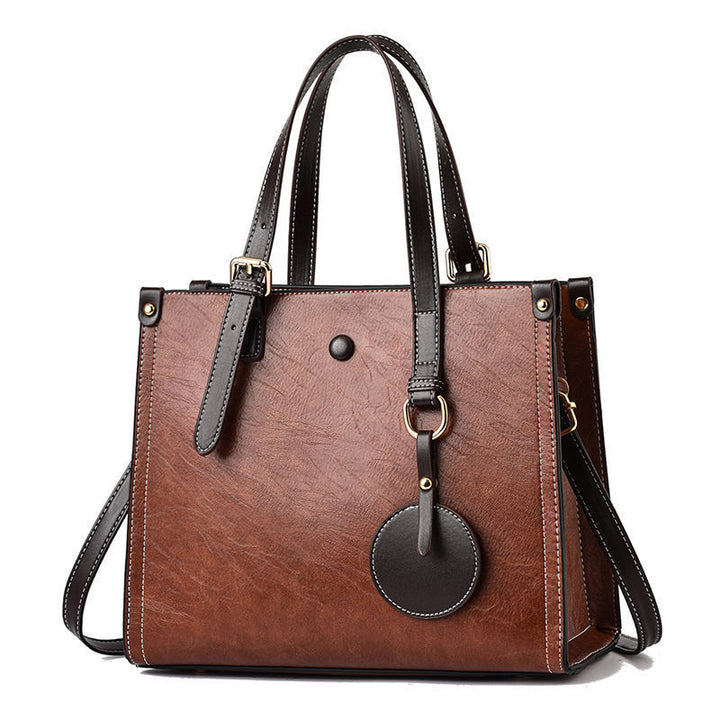 Damen elegante Henkeltasche mit abnehmbarem Schultergurt und strukturiertem Design Nord Taschen