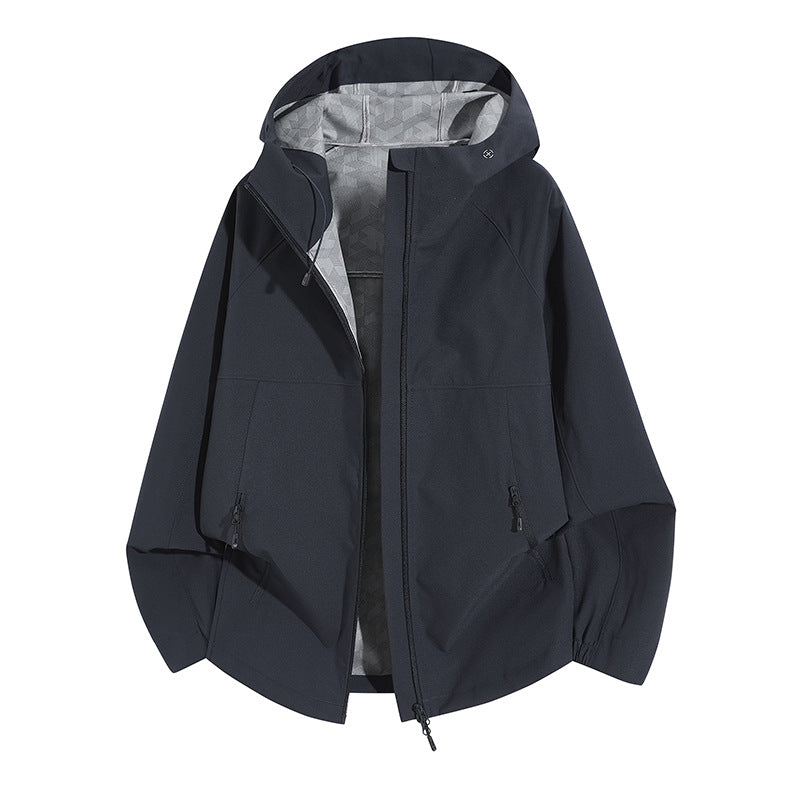Damen Wetterfeste Kapuzenjacke mit belüftetem Kragen Nord Taschen