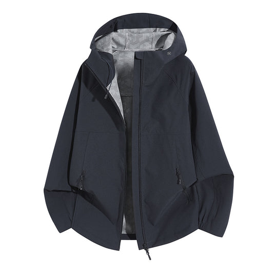 Damen Wetterfeste Kapuzenjacke mit belüftetem Kragen Nord Taschen