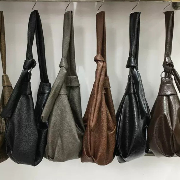 Damen trendige Umhängetasche mit weich gefaltetem Design und verstellbarem Schulterriemen Nord Taschen