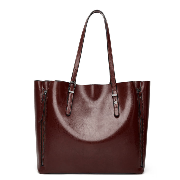 Damen Shopper-Tasche aus hochwertigem Kunstleder mit elegantem Innenfächersystem Nord Taschen