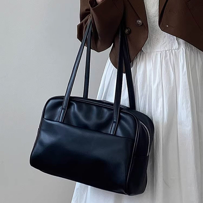 Damen handliche Ledertasche mit zahlreichen Fächern Nord Taschen