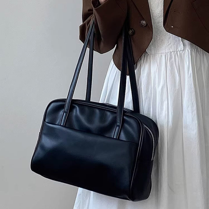 Damen handliche Ledertasche mit zahlreichen Fächern Nord Taschen