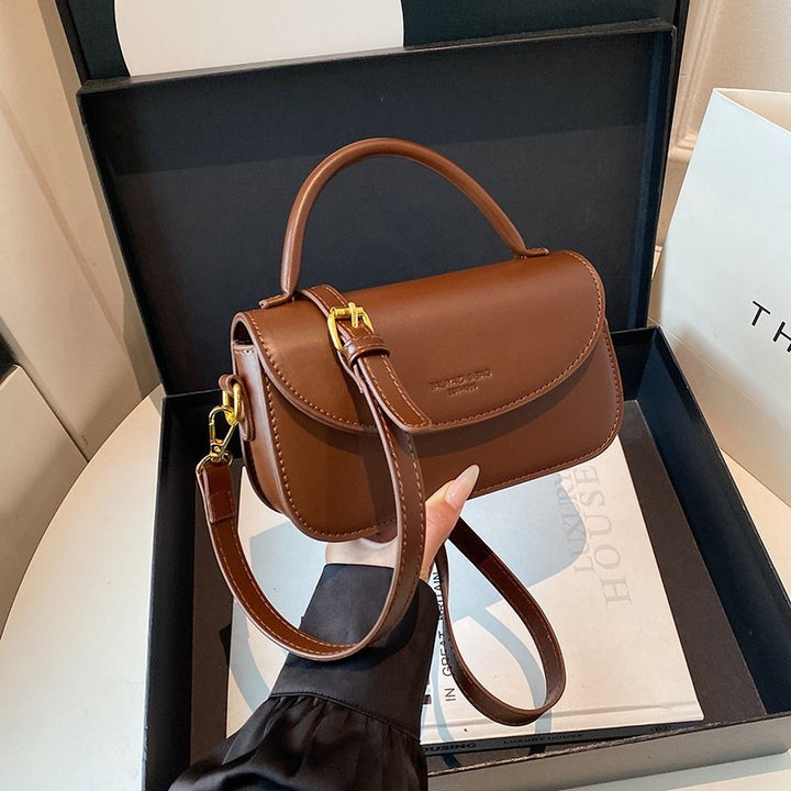 Damen Umhängetasche mit strukturiertem Kunstleder und elegantem Griff Nord Taschen