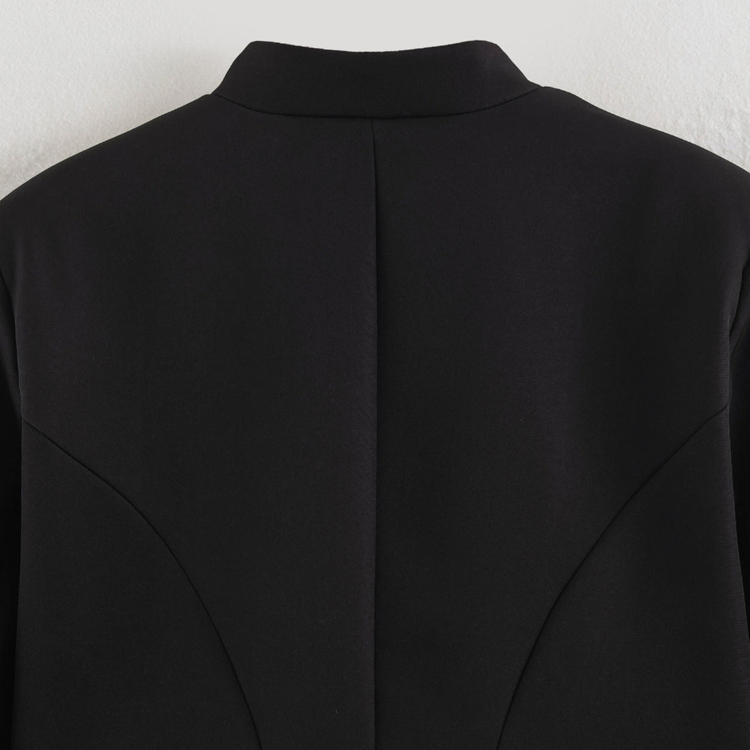 Damen Kurzblazer im Marschall-Look mit Kordelornament und Messingknöpfen Nord Taschen