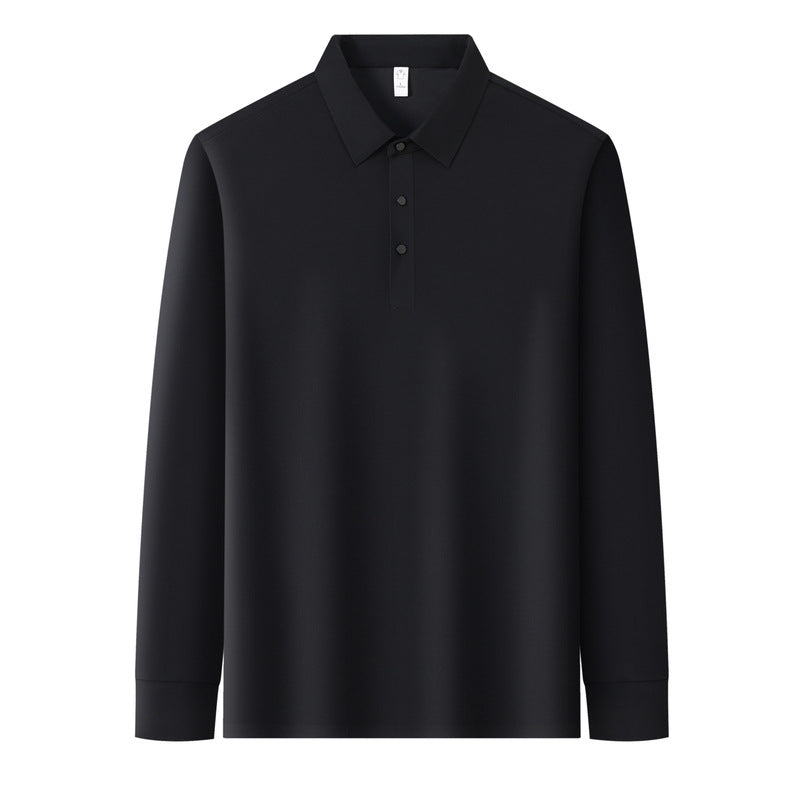 Herren Poloshirt mit langen Ärmeln Nord Taschen
