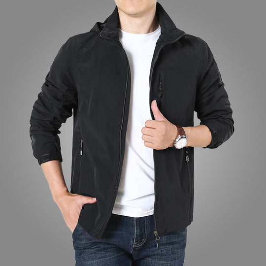 Herren leichter atmungsaktiver Fieldparka mit Mesh‑Futter und Kapuze Nord Taschen