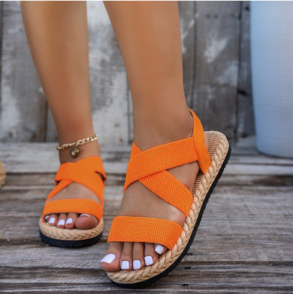 Damen Bequeme Trend-Sandalen mit verstellbaren Riemen und atmungsaktiver Sohle Nord Taschen