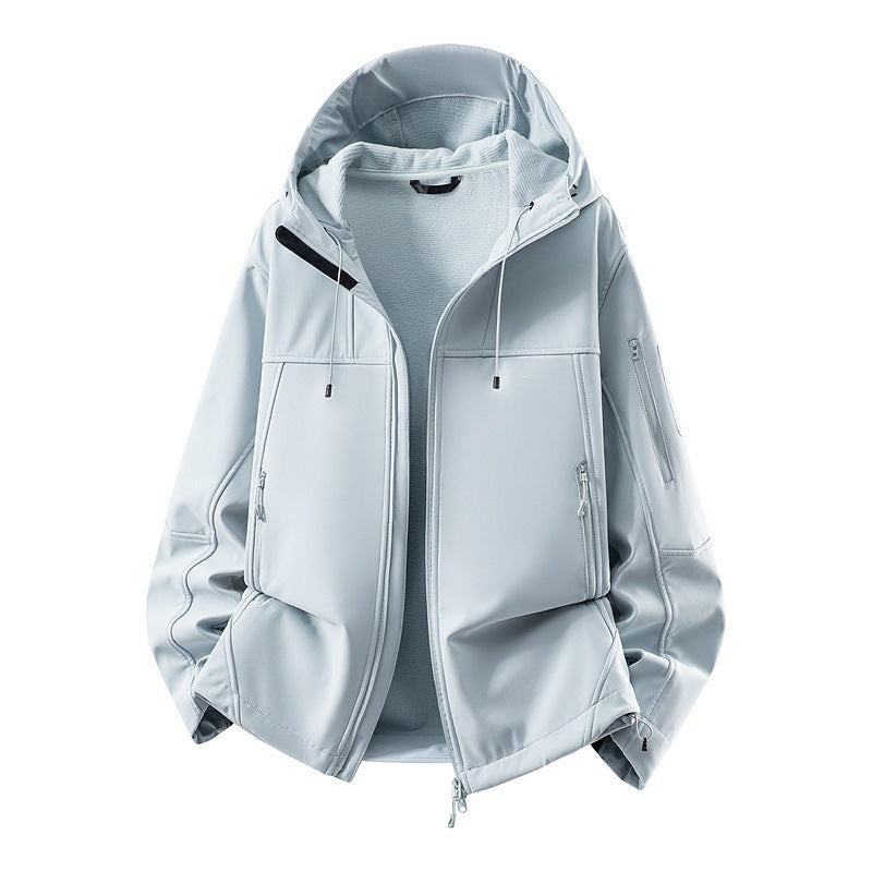 Herren Softshell-Jacke mit Fleecefutter, wasserabweisend und kapuzenverstärkung Nord Taschen