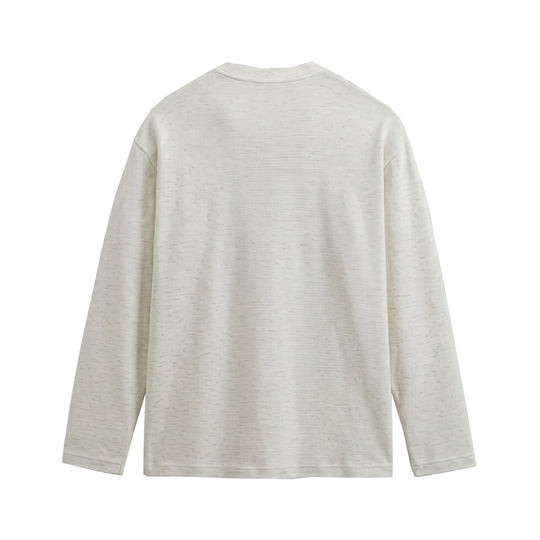 Damen Feinstrick‑Sweatshirt mit Strukturstrick, Rundhalsausschnitt und weiter Passform Nord Taschen