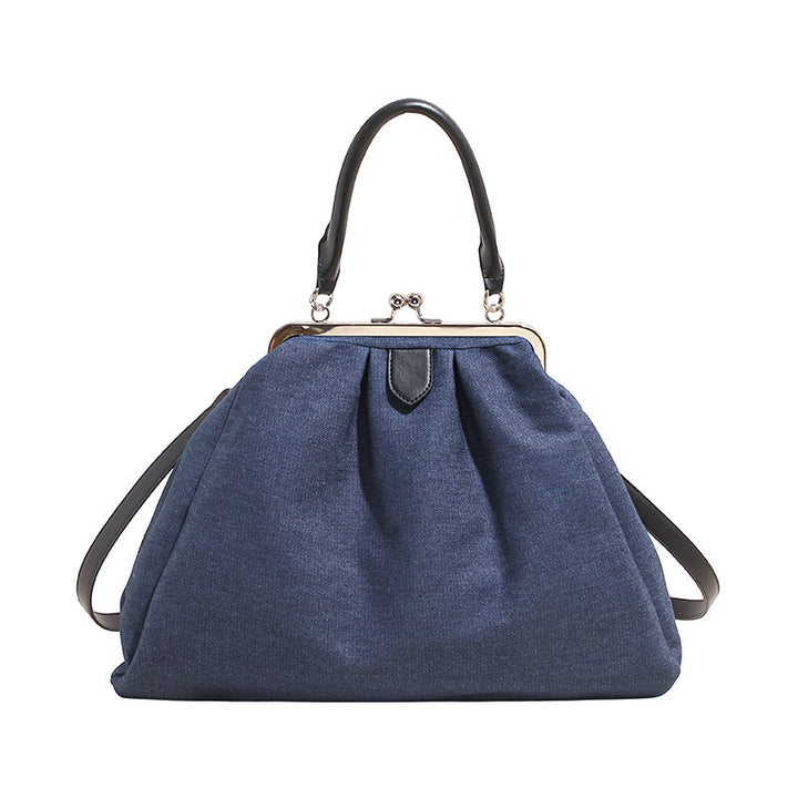 Damen große Umhängetasche mit eleganten Falten und abnehmbarem Schulterriemen Nord Taschen