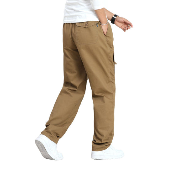 Herren Weite Cargohose im Utility‑Stil mit seitlicher Reißverschlusstasche und ergonomischen Nähten Nord Taschen