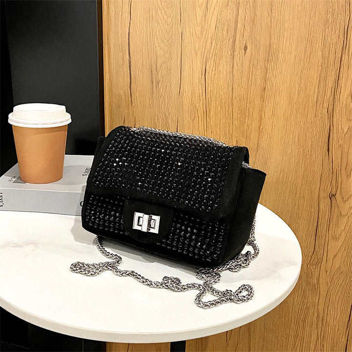 Damen elegante Clutch-Tasche mit strahlenden Strassakzenten Nord Taschen