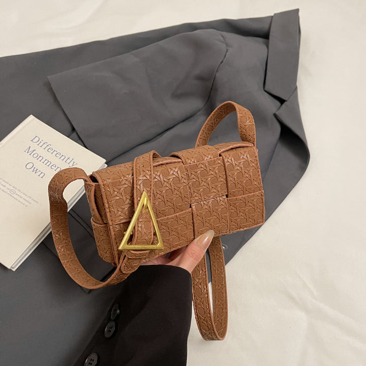 Damen Mini Umhängetasche aus geflochtenem Material Nord Taschen