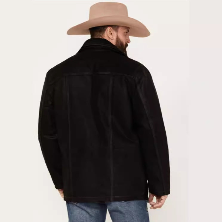 Herren Pilotenjacke mit wärmendem Teddyfutter und markanten Ziernähten Nord Taschen