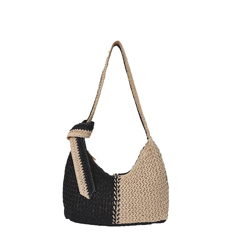 Damen trendige Hobo-Tasche aus handgefertigtem Strickmaterial Nord Taschen