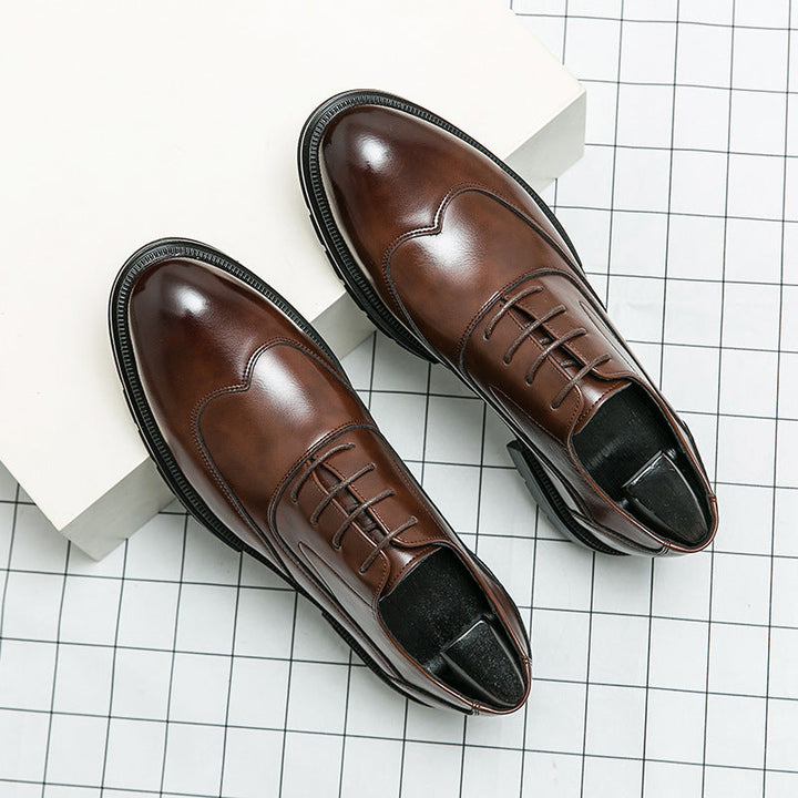 Damen Elegante Schnürschuhe mit hochwertigem Leder und rutschfester Sohle