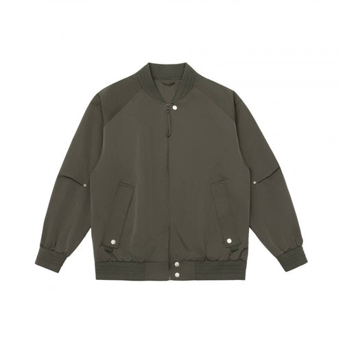 Unisex Leichtgewichtige Boxy‑Bomberjacke mit Raglanärmeln und Rippbündchen Nord Taschen