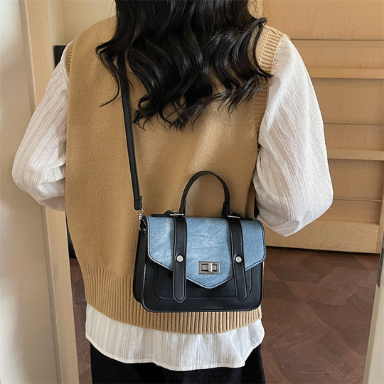 Damen Schultertasche mit strukturiertem Design und abnehmbarem Henkel Nord Taschen