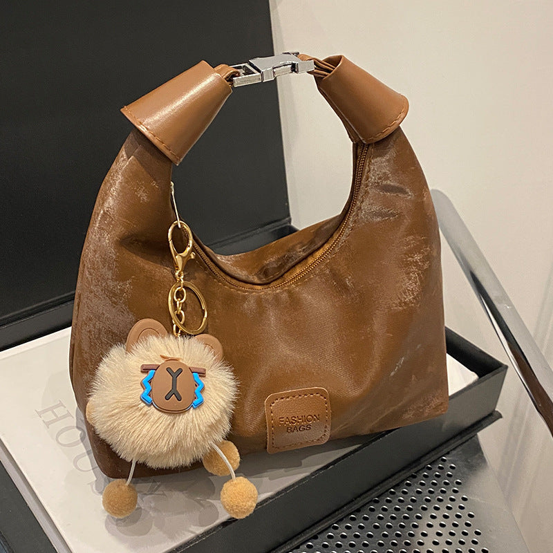 Damen modische Handtasche mit innovativem Verschluss Nord Taschen