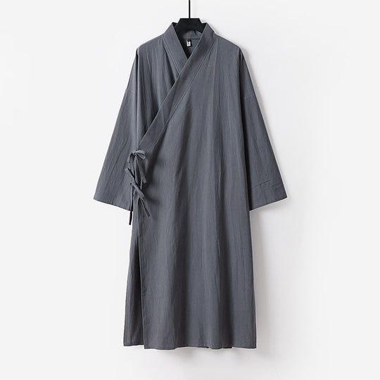 Unisex Langer Kimono-Mantel mit Bindeband, weitem Schnitt und minimalistischer Silhouette Nord Taschen