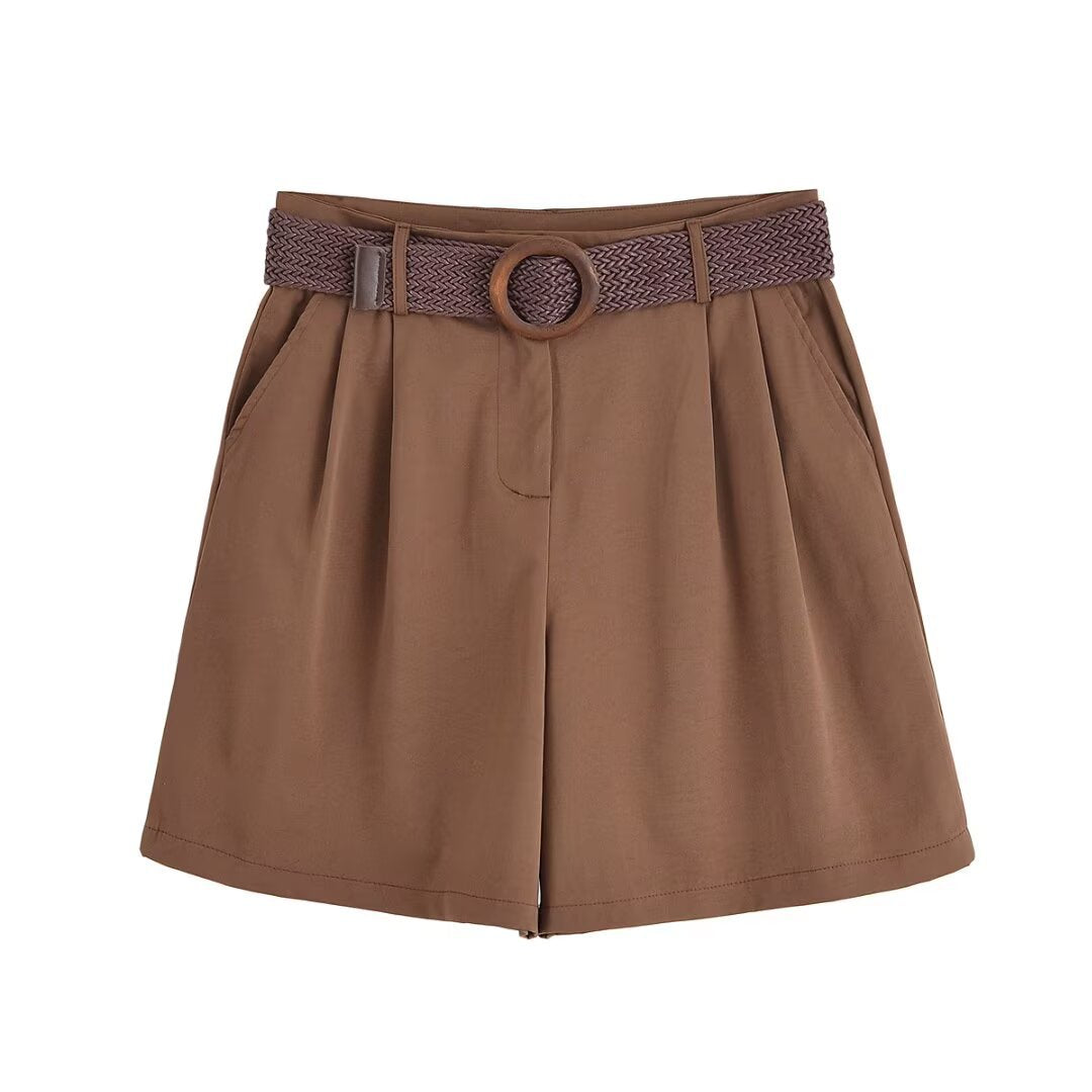 Damen Oversize-Hemdbluse mit dreiviertel-Ärmeln und Manschetten Nord Taschen