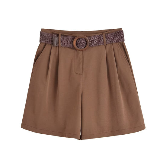 Damen Oversize-Hemdbluse mit dreiviertel-Ärmeln und Manschetten Nord Taschen