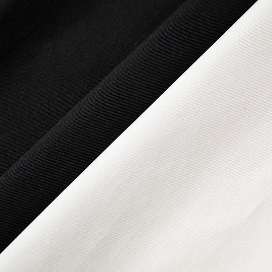 Damen Hochtaillierte gerade geschnittene Chino-Hose mit Bügelfalte Nord Taschen