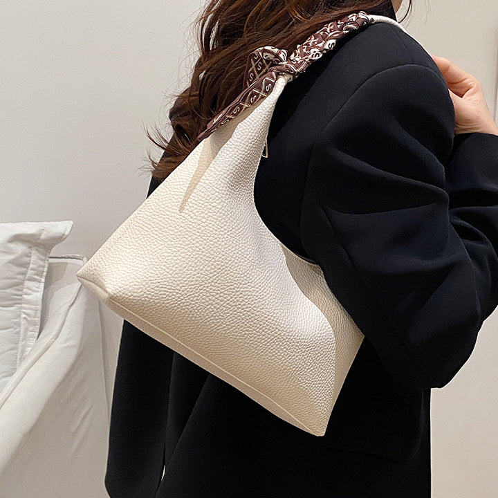 Damen elegante Handtasche mit herausnehmbarem Halstuch Nord Taschen