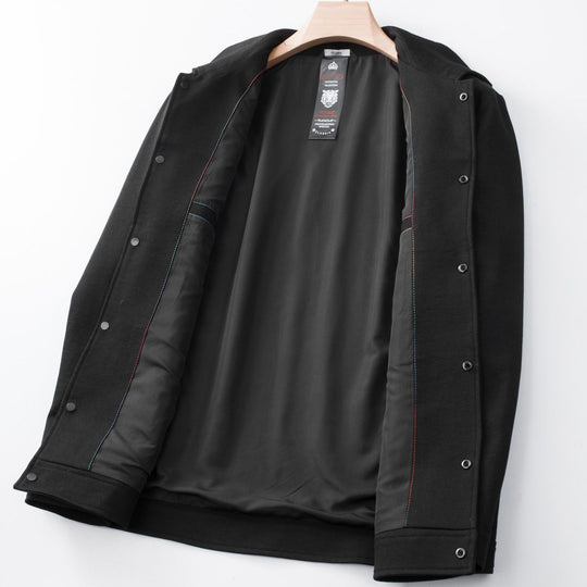 Herren Übergangsjacke im Workwear-Stil mit Druckknöpfen Nord Taschen