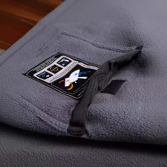 Herren Gefütterte Utility-Weste mit Fleece-Innenlage, Druckknopf‑ und Reißverschluss Nord Taschen