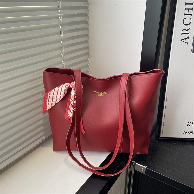 Damen elegante Shopper-Tasche mit floralem Kordeldetail Nord Taschen