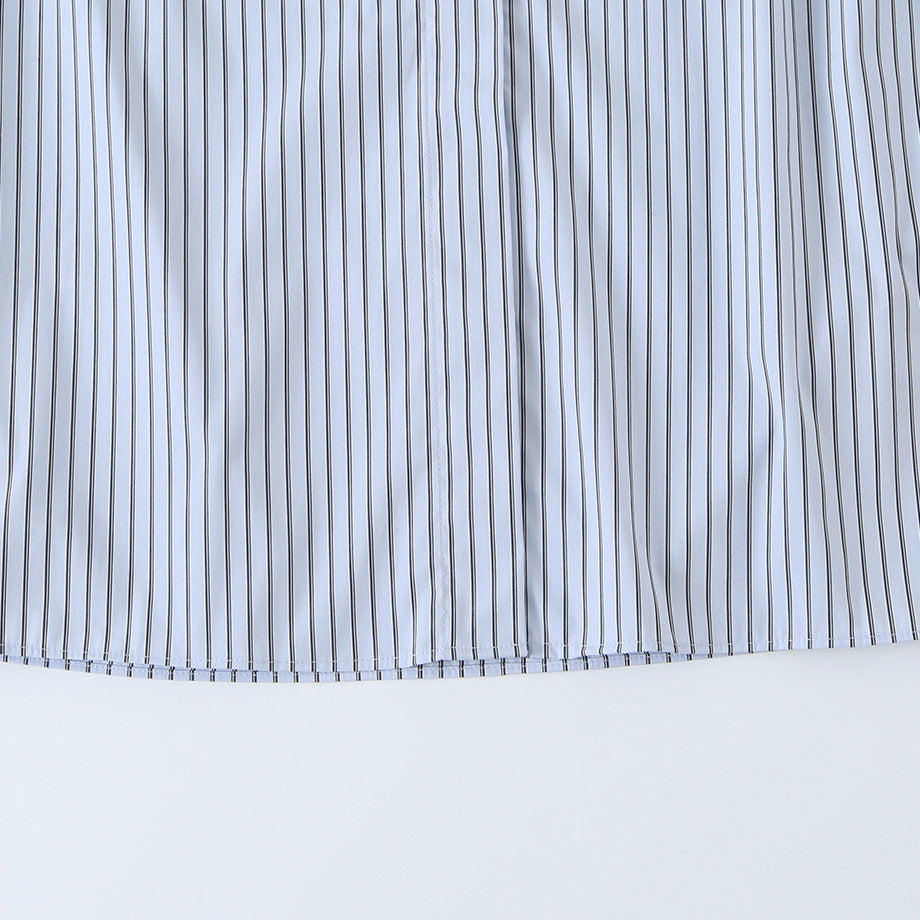 Damen Hemdbluse mit Schluppe und verdeckter Knopfleiste Nord Taschen